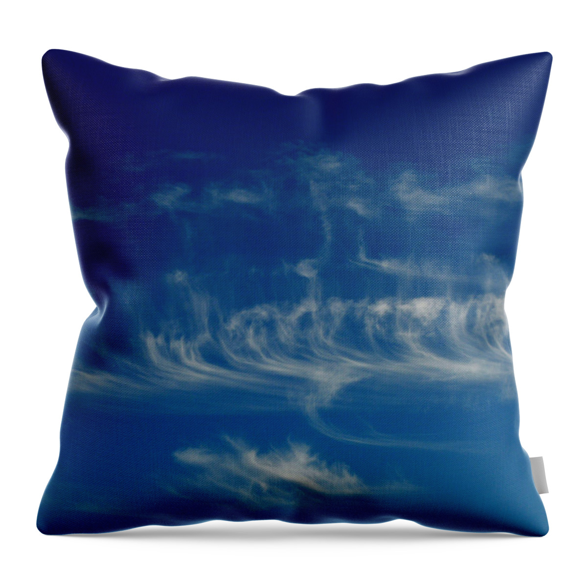 Sky Throw Pillow featuring the photograph Cirrus Delights 2 by Lyle Crump