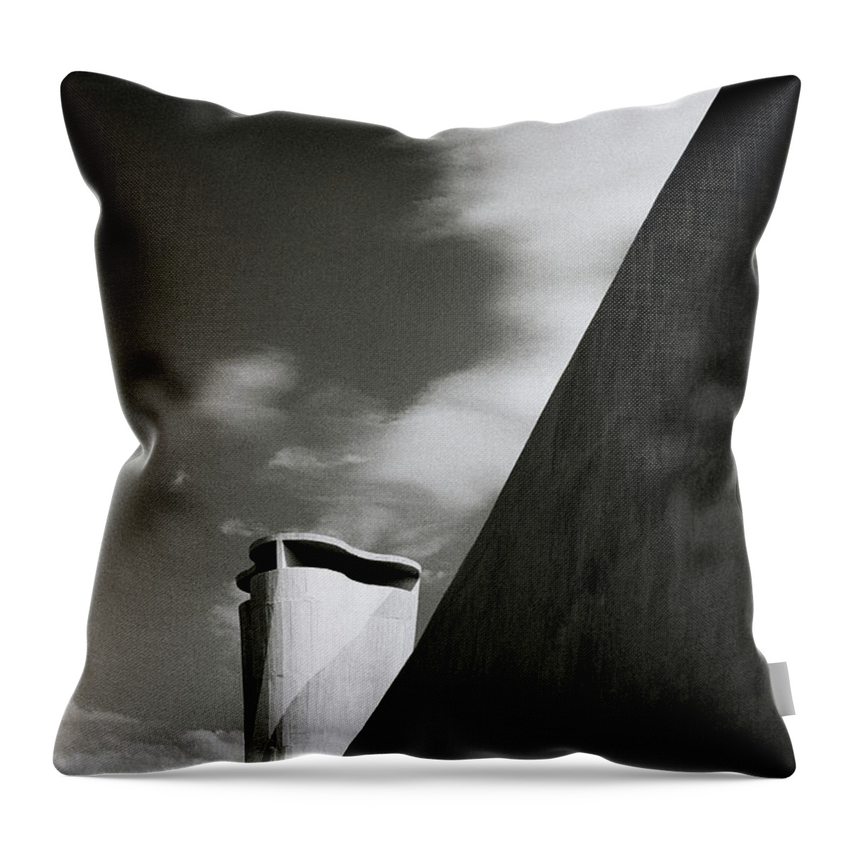 Le Corbusier Throw Pillow featuring the photograph Cite Radieuse by Shaun Higson