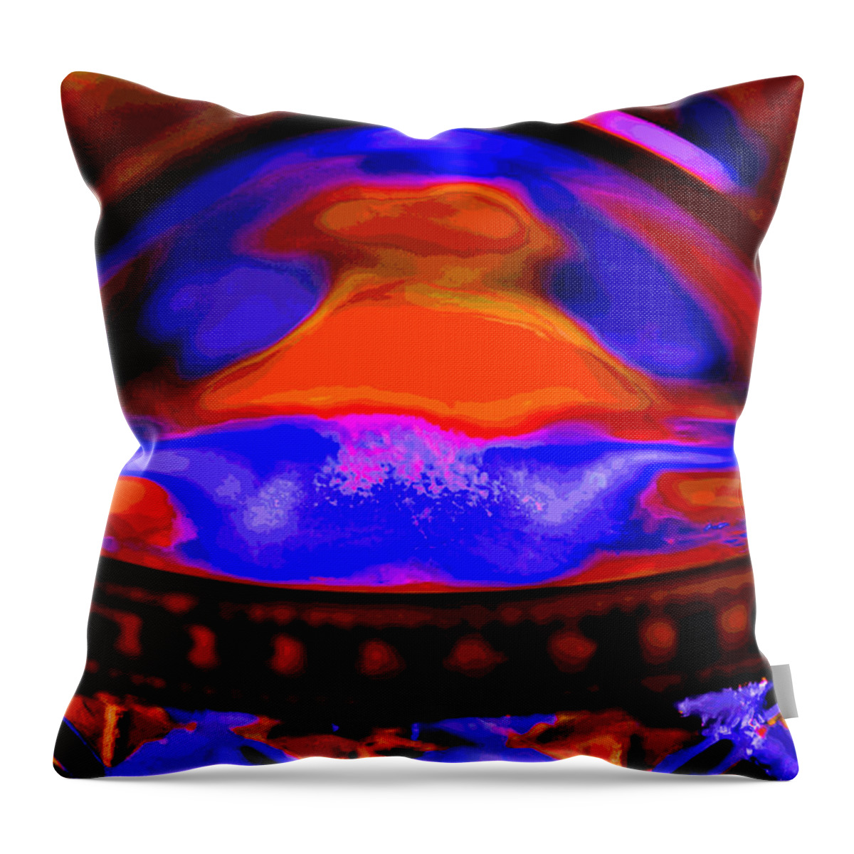Oracle Throw Pillow featuring the photograph Class Ring Oracle by James Stoshak
