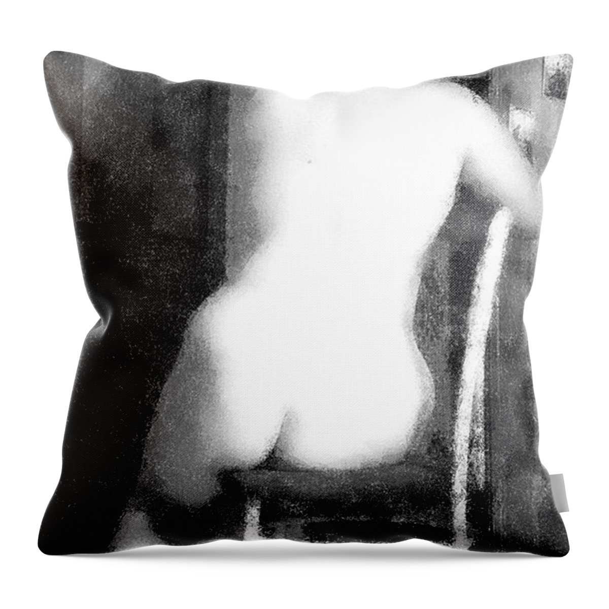 Figure Throw Pillow featuring the photograph Classic by Scarlett Royale