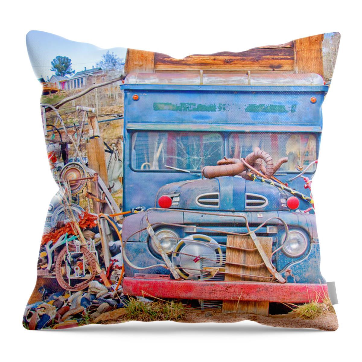 Classic Throw Pillow featuring the photograph Classic Ward Colorado Boulder County by James BO Insogna