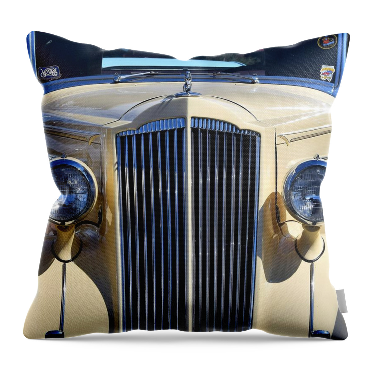 Vintage Throw Pillow featuring the photograph Classy Chassy by John Glass