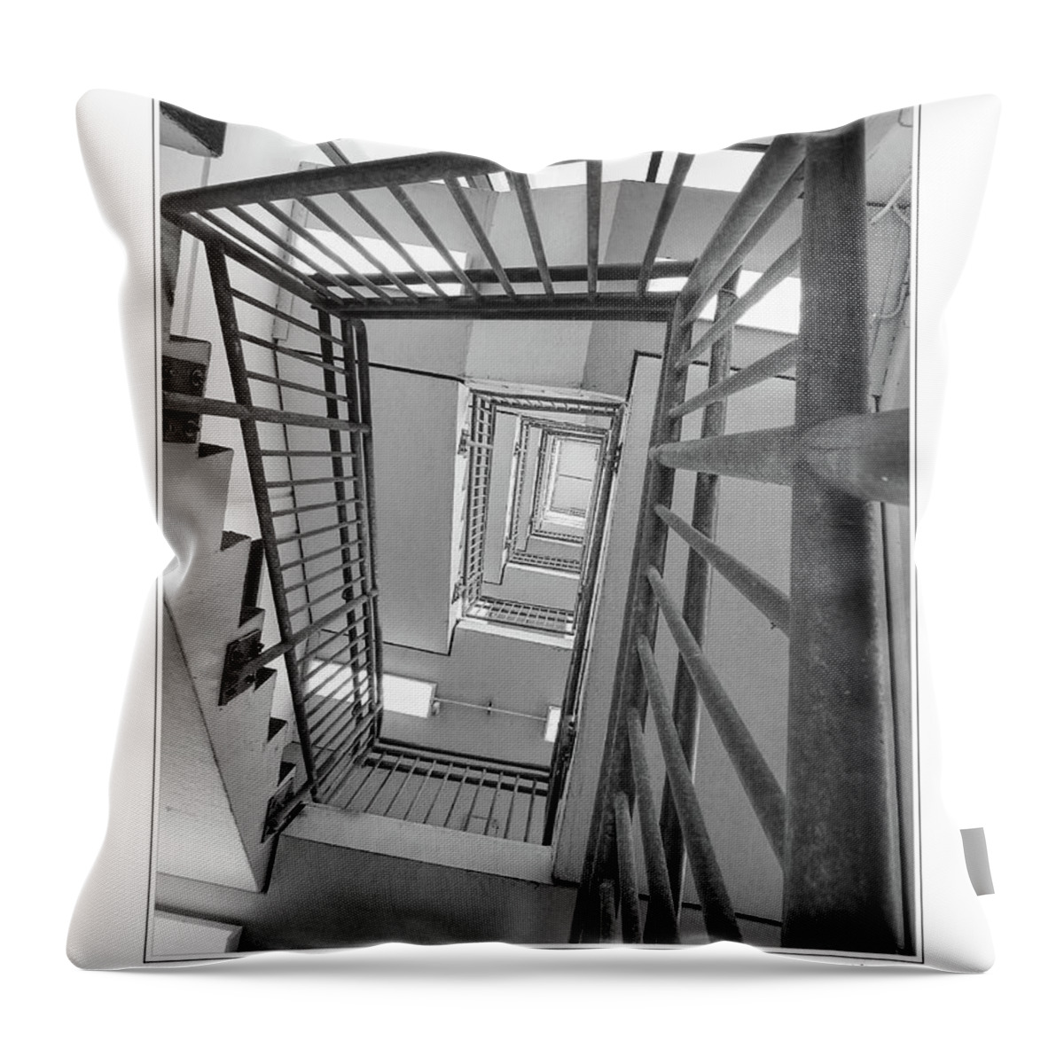 Photography Throw Pillow featuring the photograph Climbing Stairs by Phil Perkins