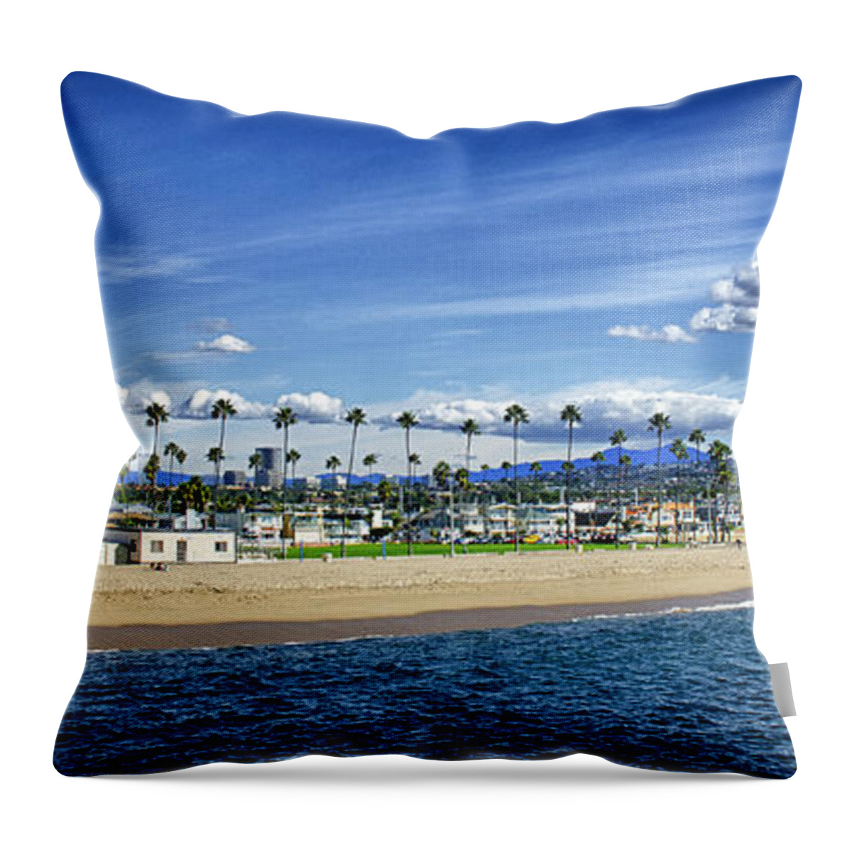  Throw Pillow featuring the photograph Cloud Formation by Joseph Hollingsworth
