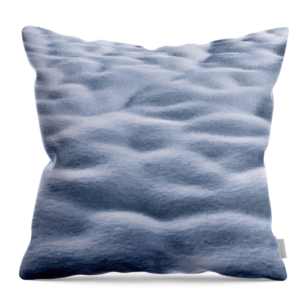 Blue Throw Pillow featuring the photograph Cloud Nine by Tom Vaughan