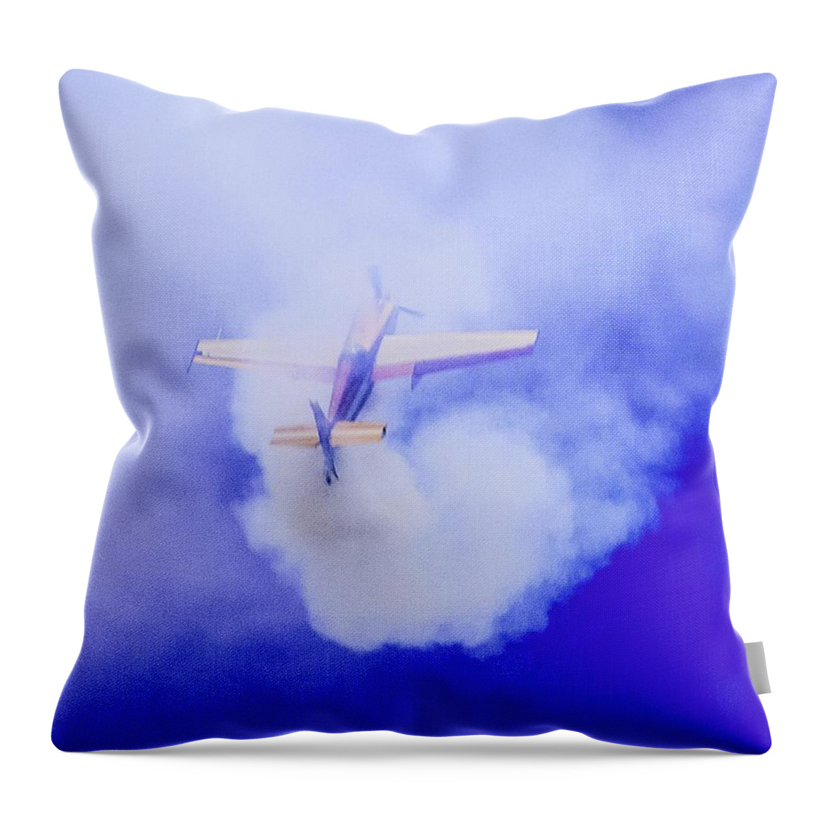 Flight Throw Pillow featuring the photograph Cloudmaster by Michael Nowotny