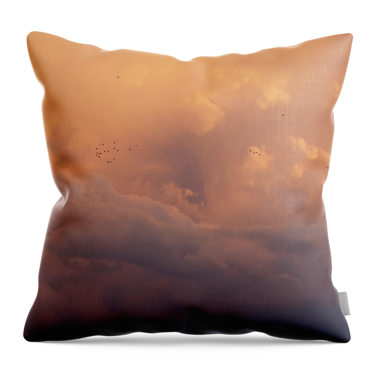 Clouds Throw Pillow featuring the photograph Cloudscape by Dustin LeFevre