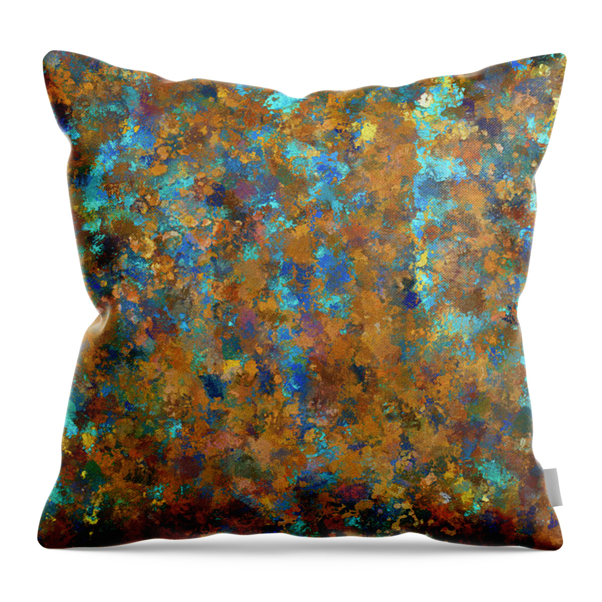 Abstract Throw Pillow featuring the photograph Color Abstraction LXXIV by David Gordon