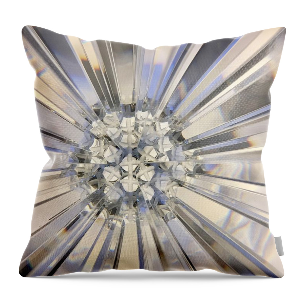 White Light Throw Pillow featuring the photograph Color Series 1-14 by J Doyne Miller