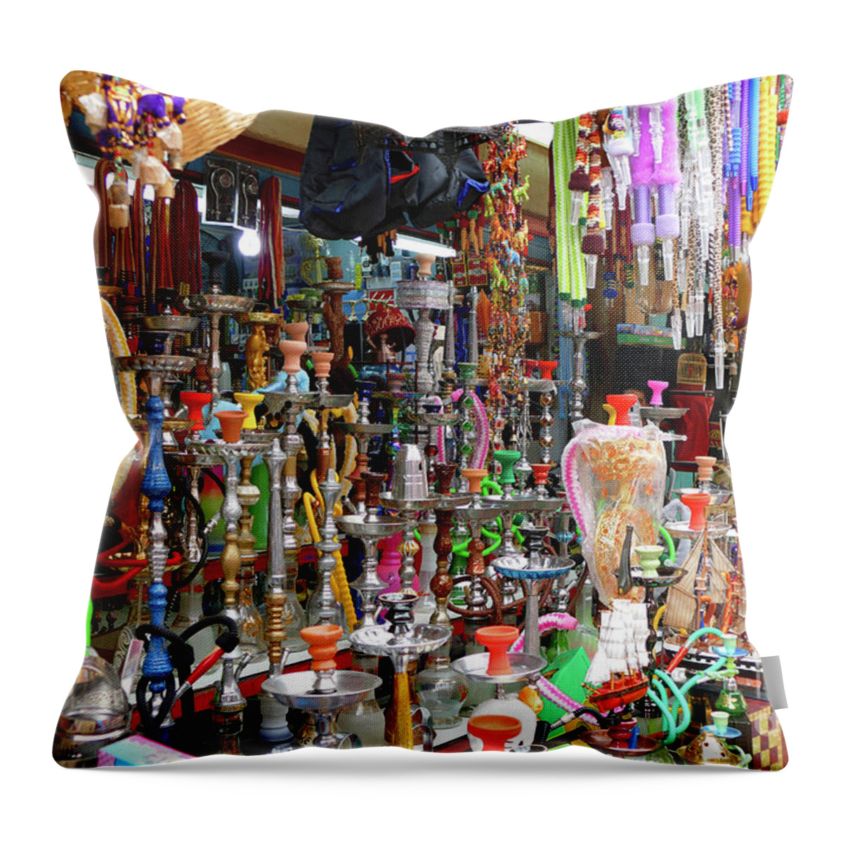 Background Throw Pillow featuring the photograph Colorful space by Arik Baltinester