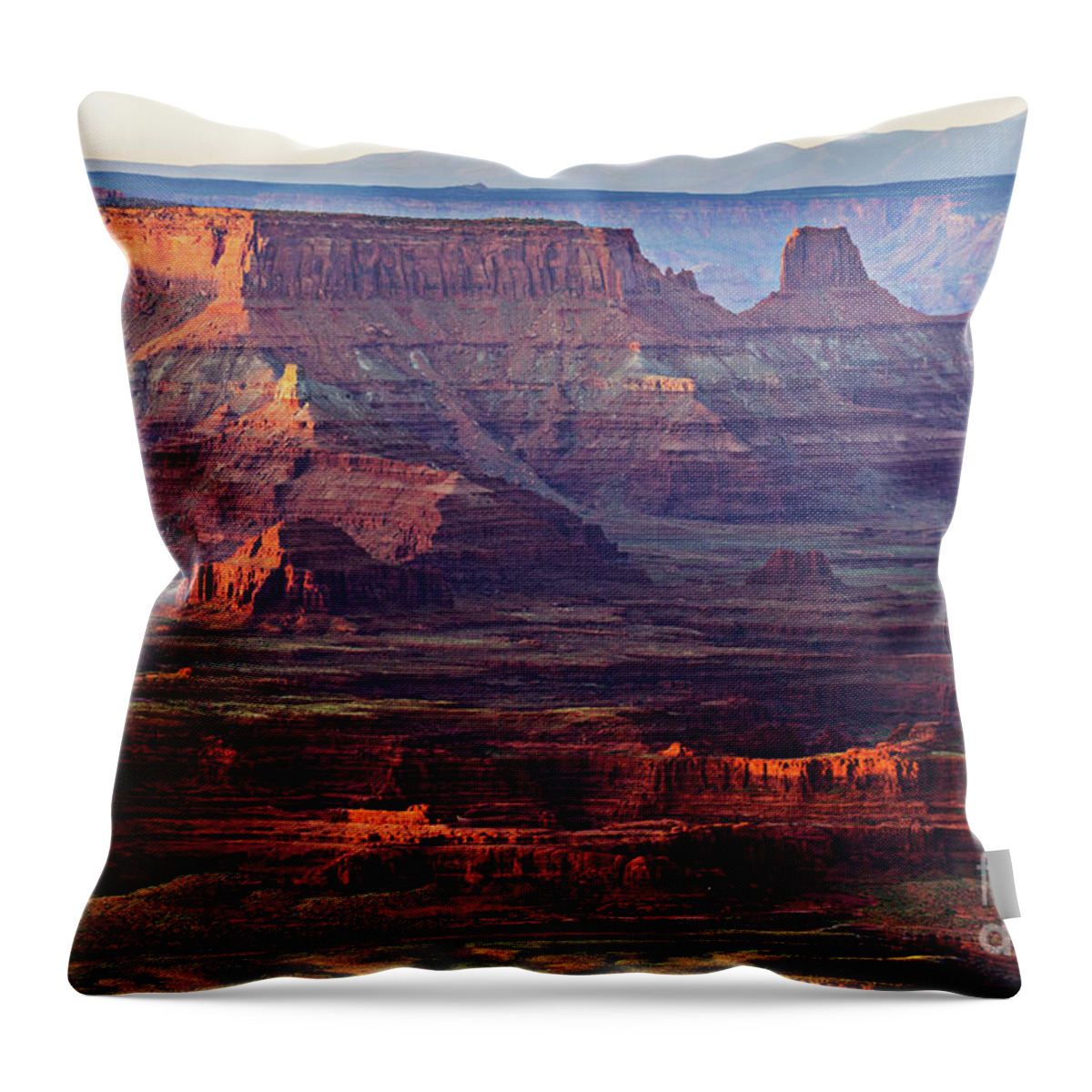 Canyonlands National Park Throw Pillow featuring the photograph Colors of Utah by Norma Warden