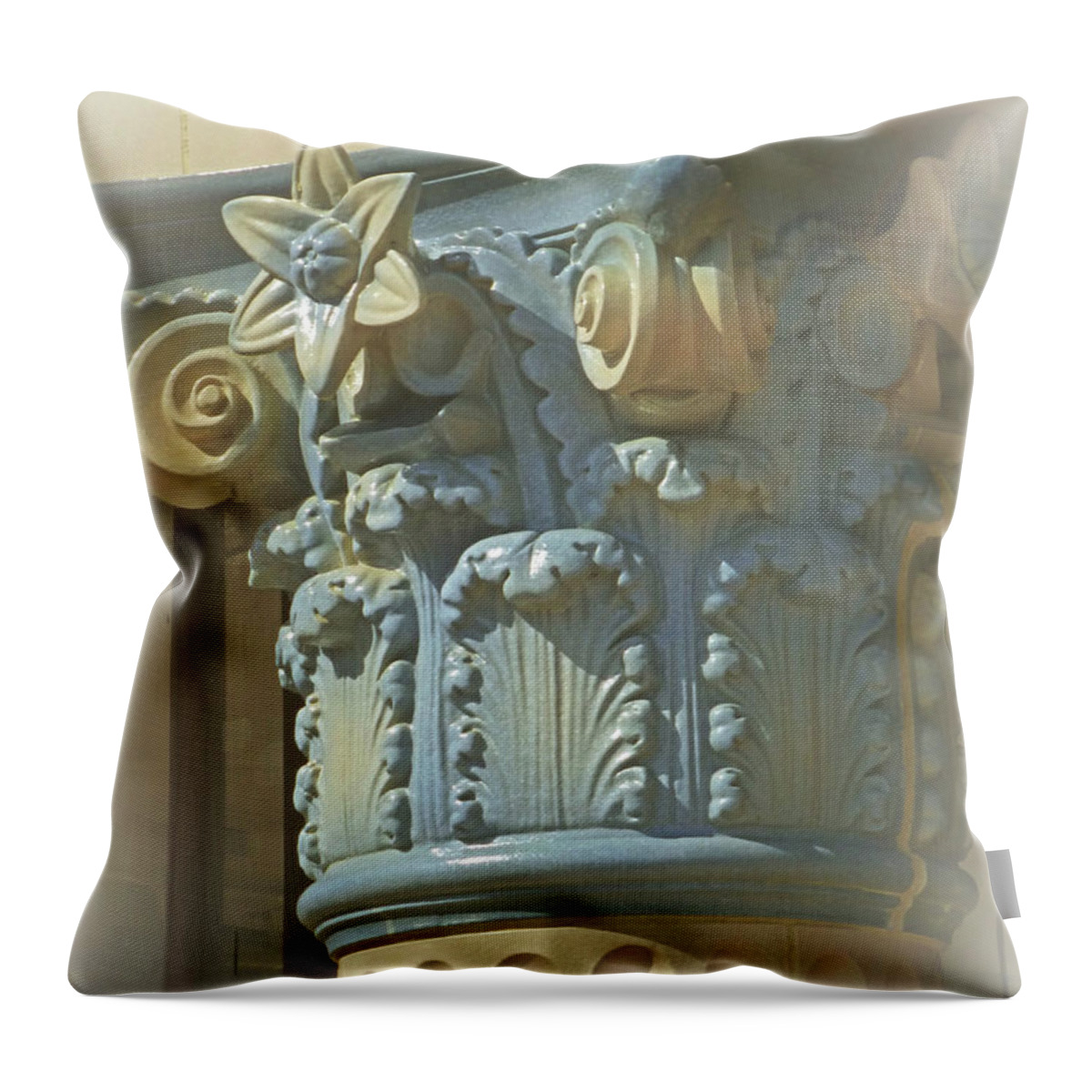 Connie Handscomb Throw Pillow featuring the photograph Coloured With Sand And Sky by Connie Handscomb