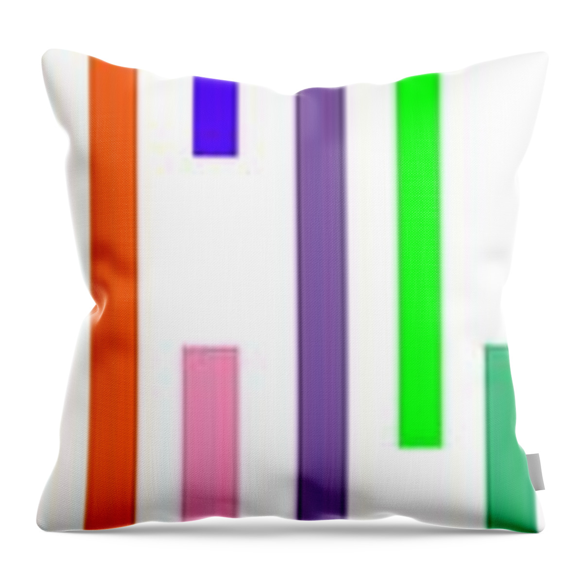 Abstract Throw Pillow featuring the digital art Come into My LIfe by Saad Hasnain