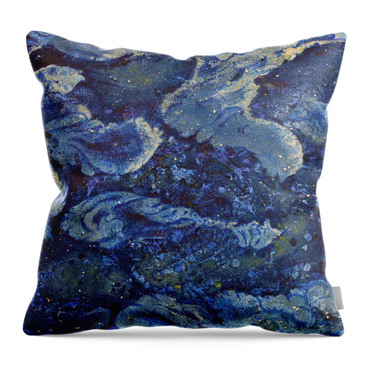  Throw Pillow featuring the painting Concentrated Ubiquity by Rod B Rainey