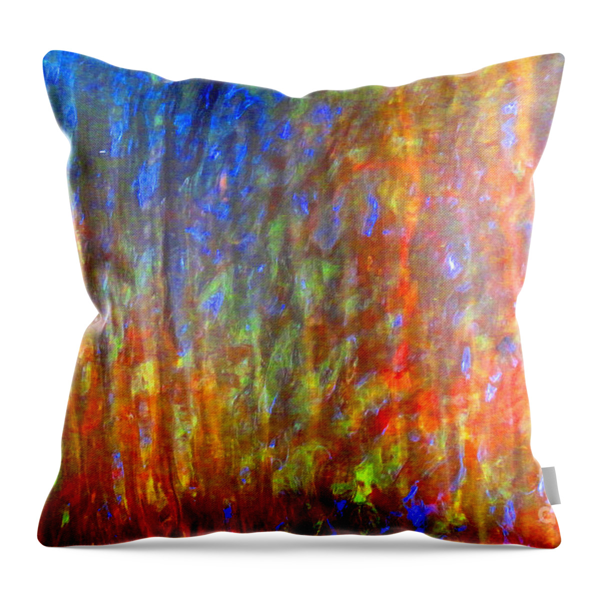 Abstract Throw Pillow featuring the photograph Confident Drapery by Sybil Staples