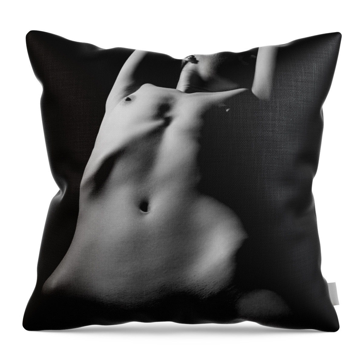 Female Throw Pillow featuring the photograph Contours by Joe Kozlowski