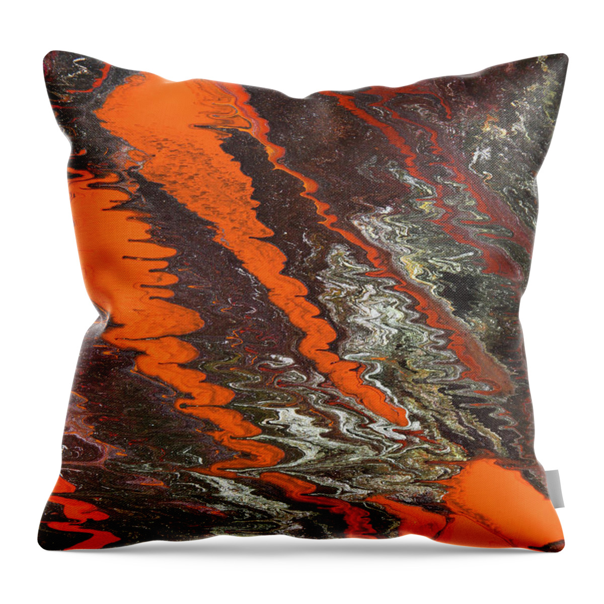 Fusionart Throw Pillow featuring the painting Convey by Ralph White