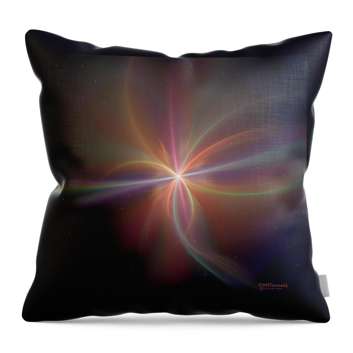 Star Throw Pillow featuring the digital art Cosmic Event by Diane Parnell