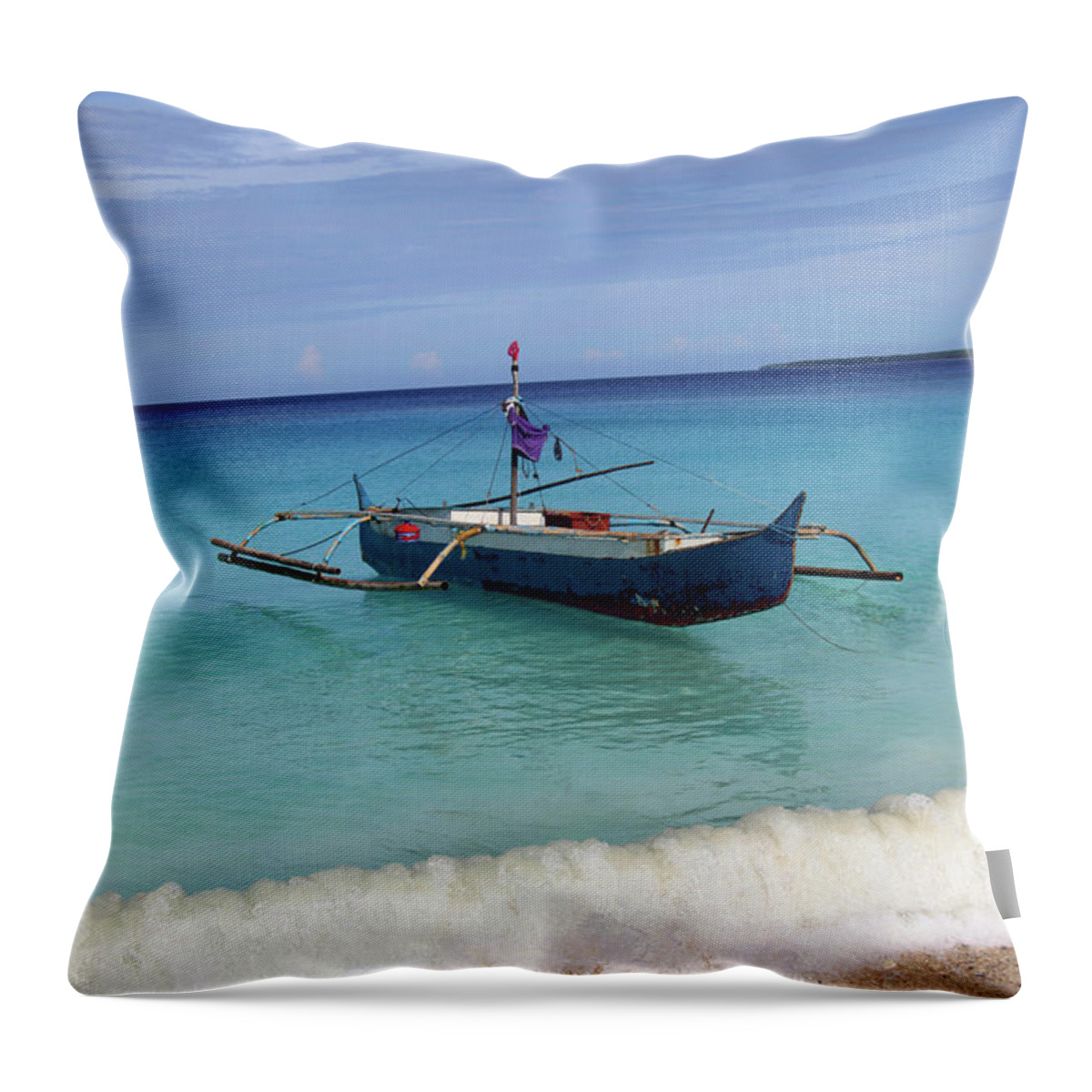 Asia Throw Pillow featuring the photograph could I feel a thing by Jez C Self