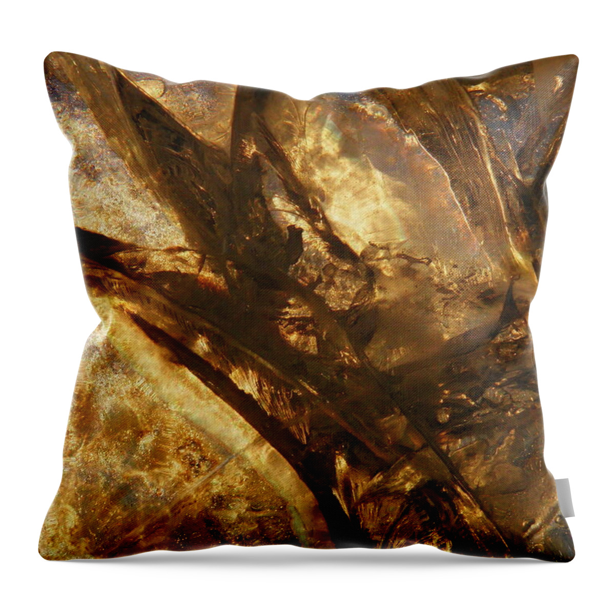 Ice Throw Pillow featuring the photograph Crevasses by Sami Tiainen