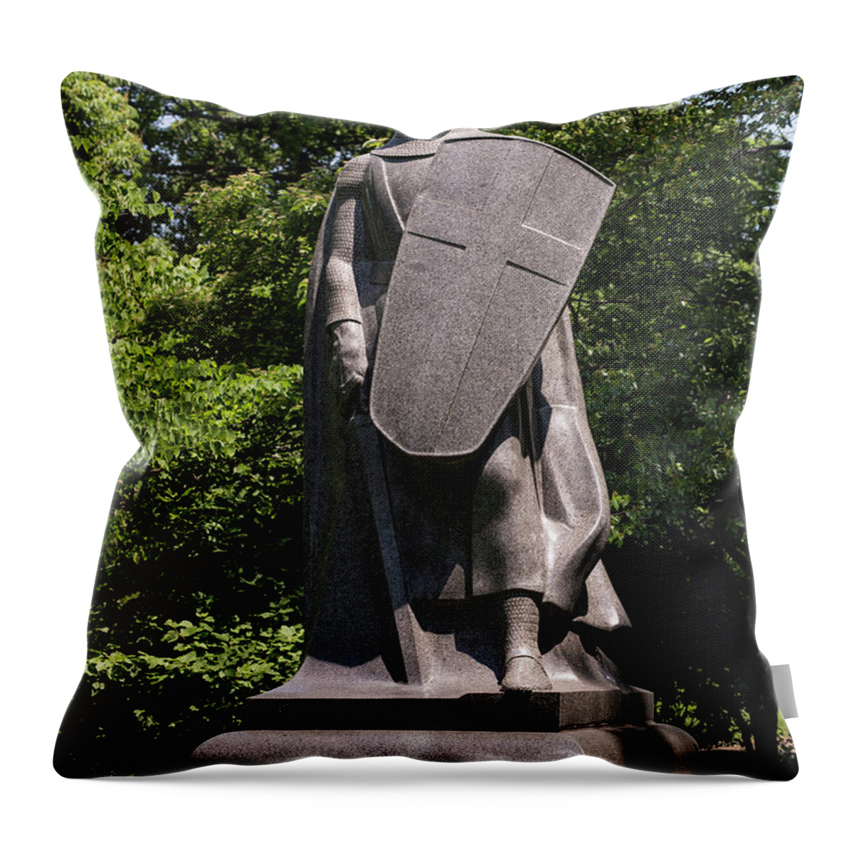 Chicago Throw Pillow featuring the photograph Crusader by David Bearden