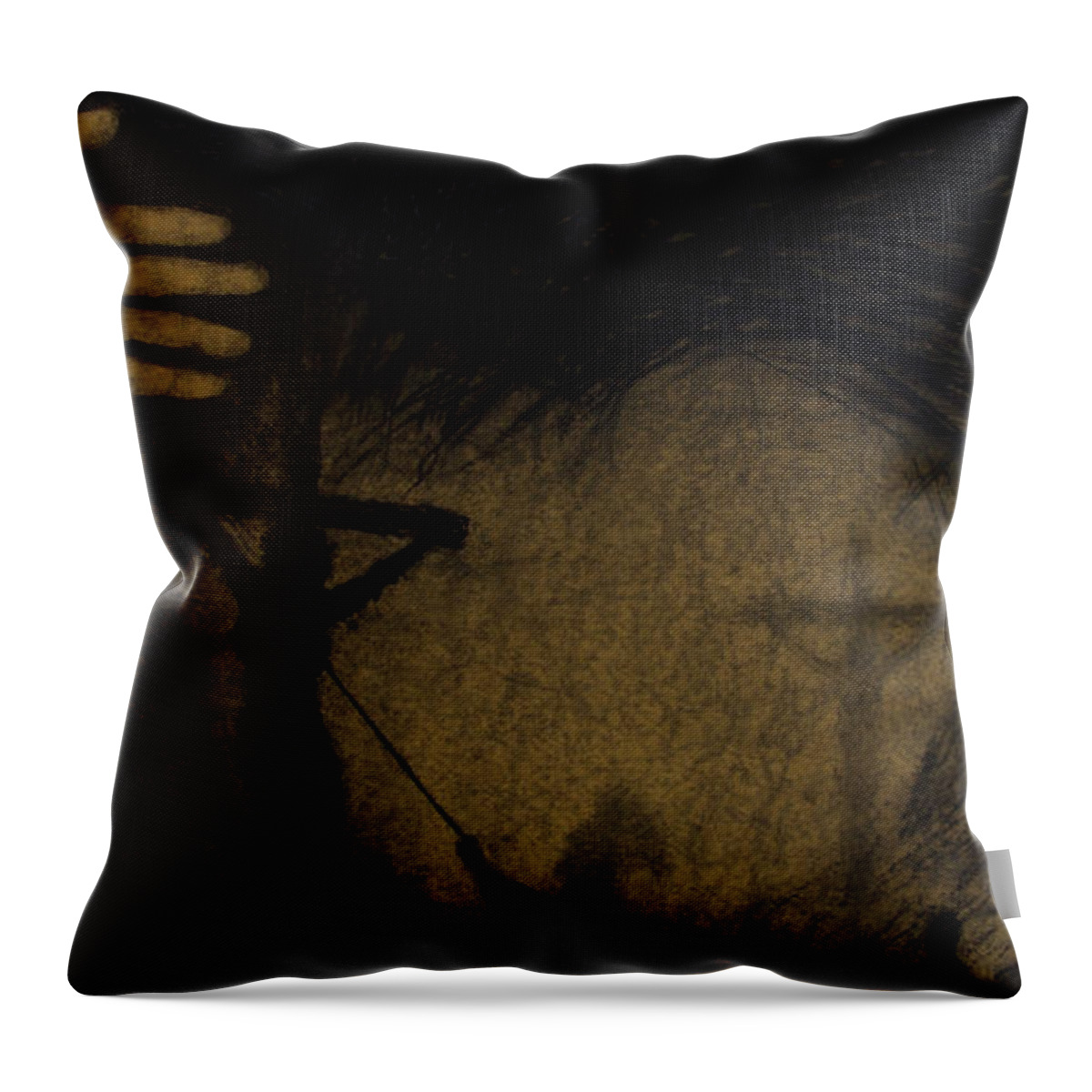 Jesus Christ Throw Pillow featuring the photograph Crux of the Matter Final by George Ramos