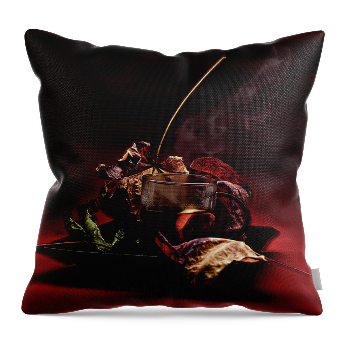 Cop Throw Pillow featuring the photograph Cup o' Tea by Andrei SKY