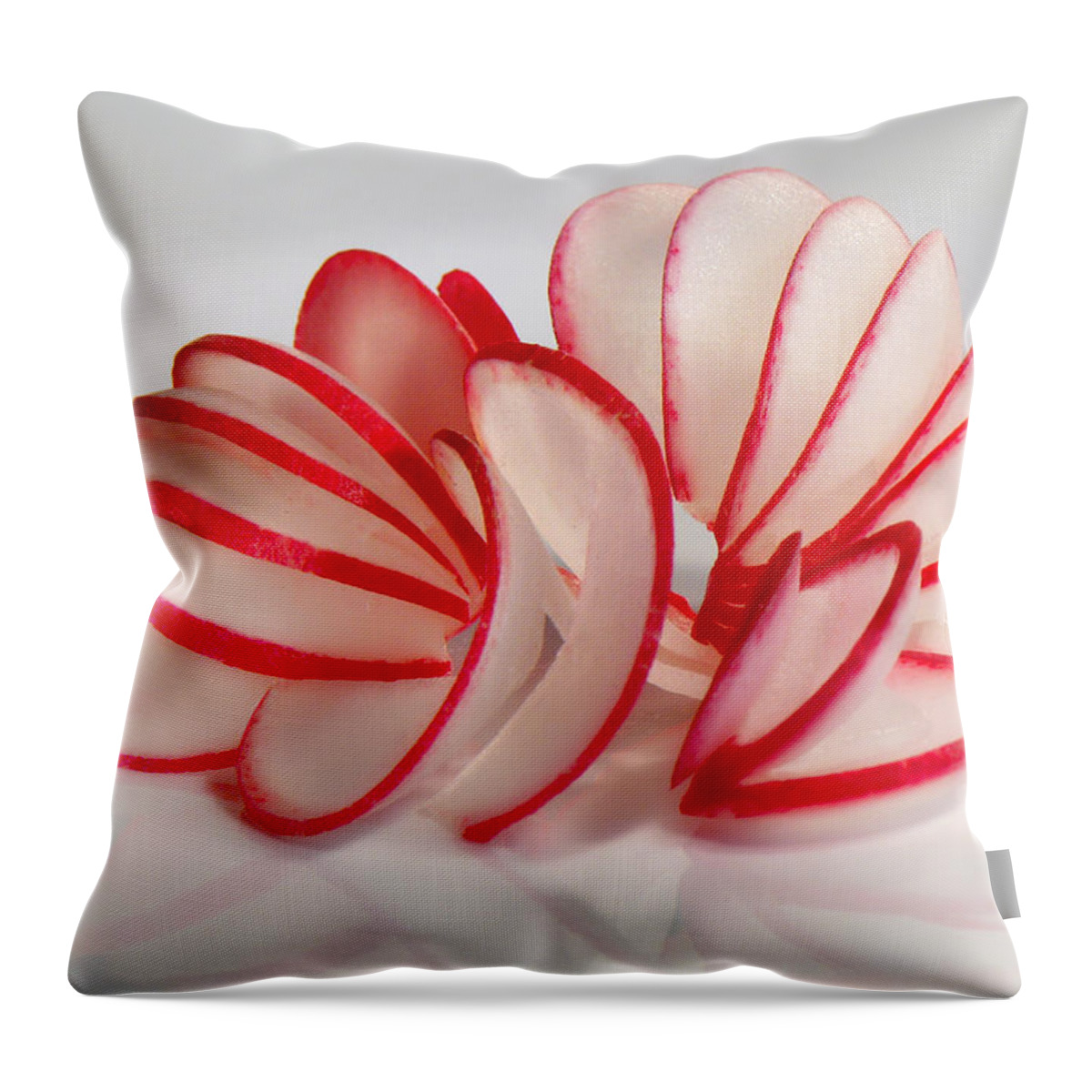  Throw Pillow featuring the photograph Curls by John Poon