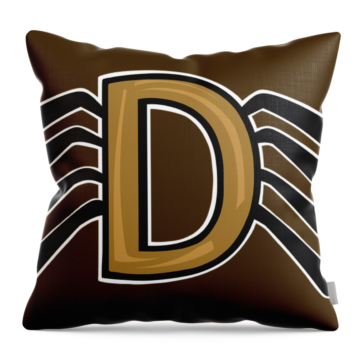 Daddy Long Legs Throw Pillow featuring the digital art Daddy Long Legs Logo by Demitrius Motion Bullock