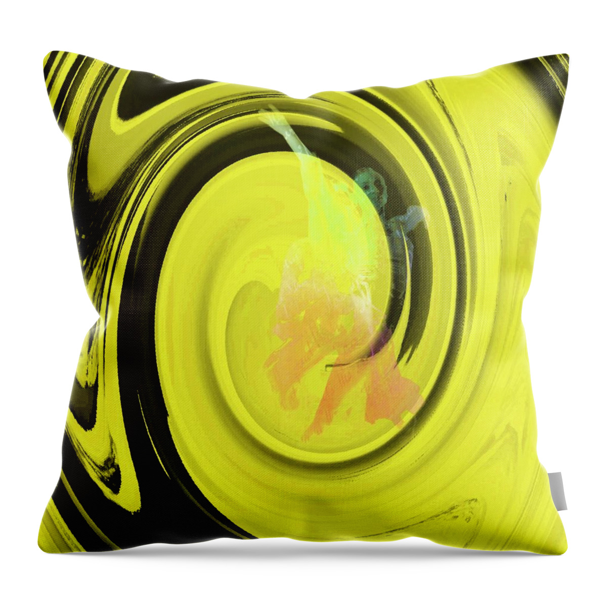 Colorful Throw Pillow featuring the photograph Dancers Watercolor 11 by Jean Francois Gil