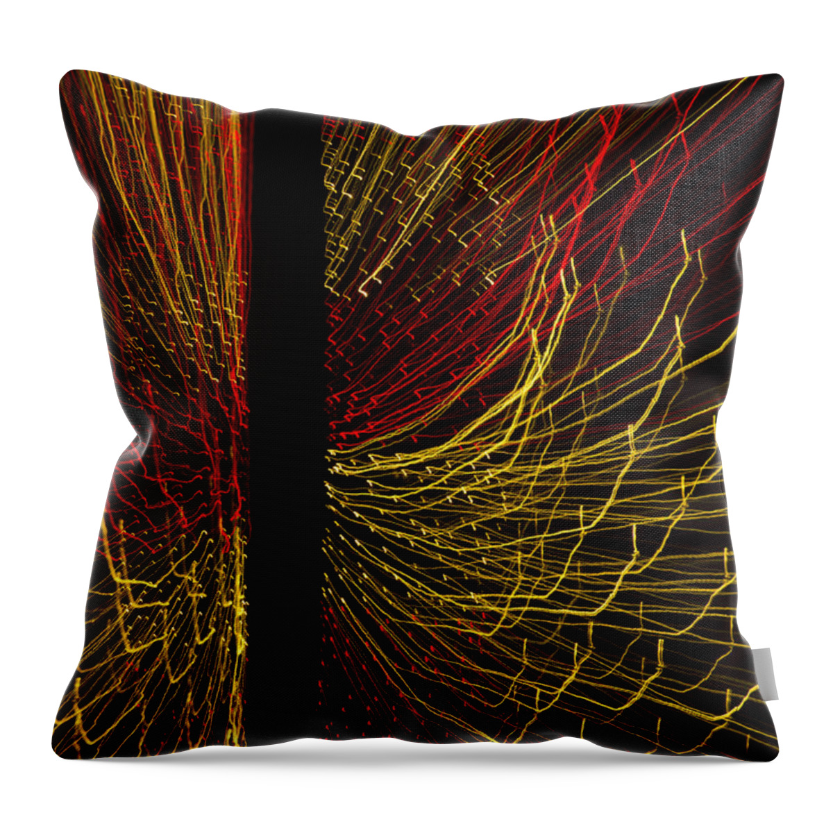 Ready Throw Pillow featuring the photograph Dancing Lights 5 by Penny Lisowski