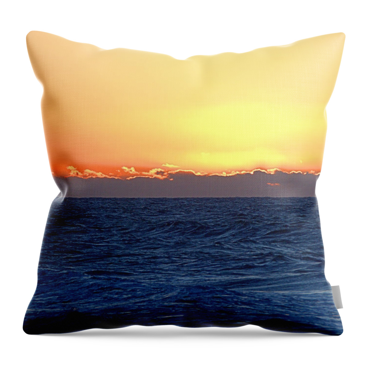 Summer Throw Pillow featuring the photograph Dawn I I by Newwwman