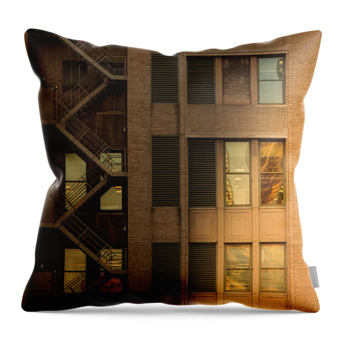 Chicago Throw Pillow featuring the photograph Days End in the City by Joni Eskridge