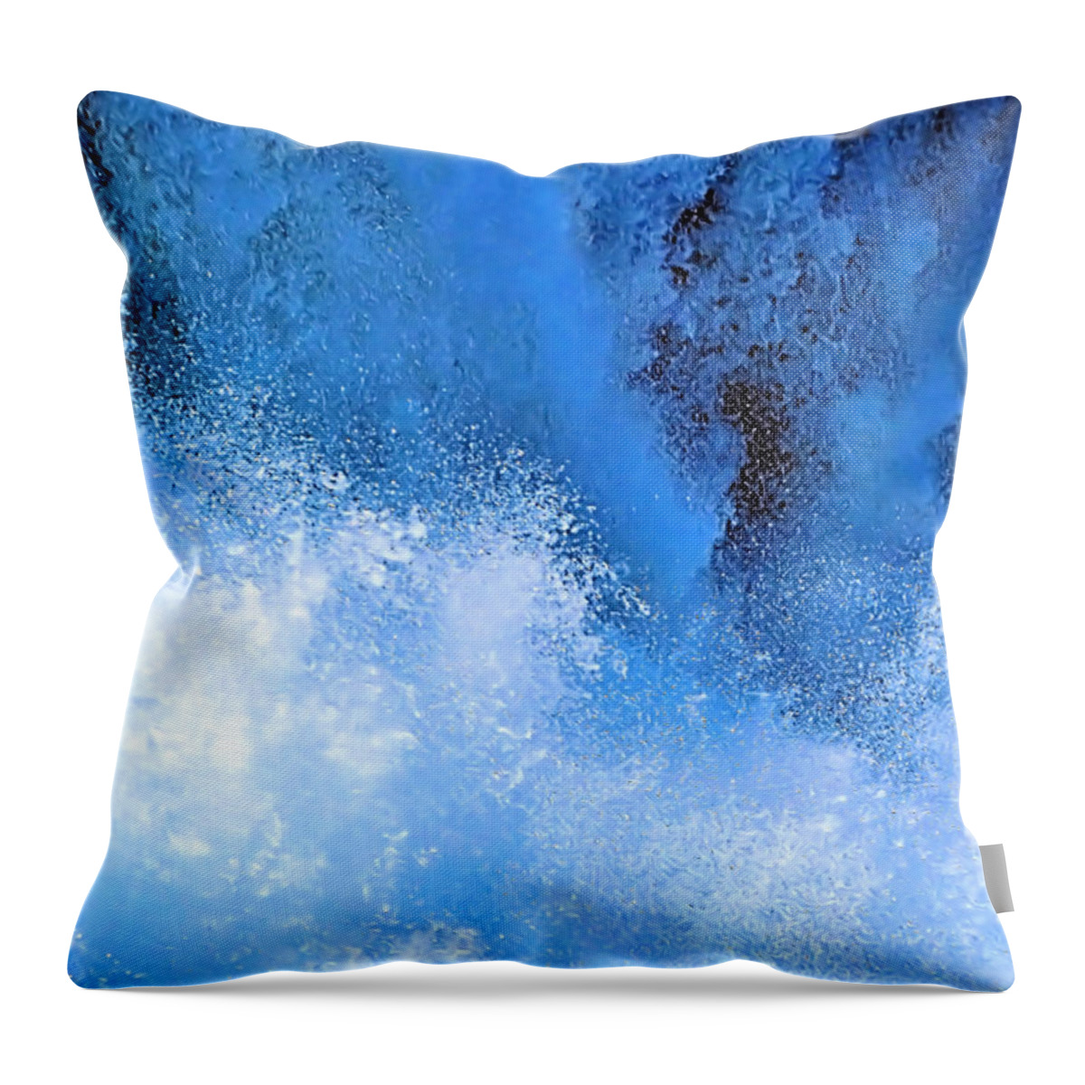 Niagara Falls Throw Pillow featuring the photograph Deadly Gorgeous by Elizabeth Dow