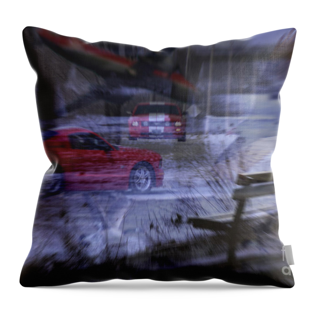 Life Throw Pillow featuring the digital art Deceptions by Cathy Beharriell