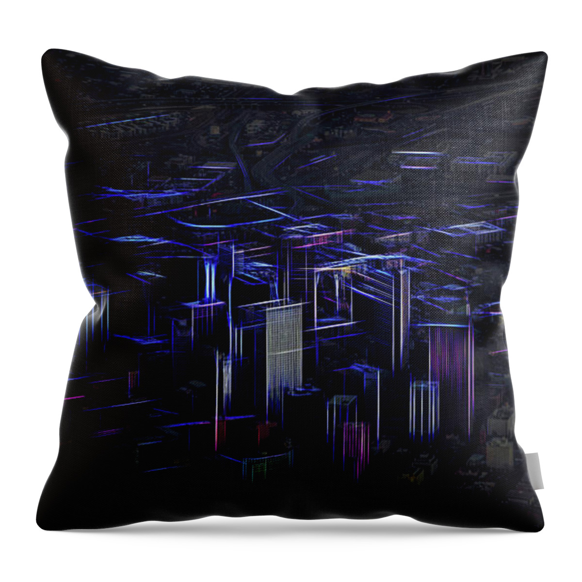 Denver Throw Pillow featuring the photograph Denver Glow by Janice Pariza