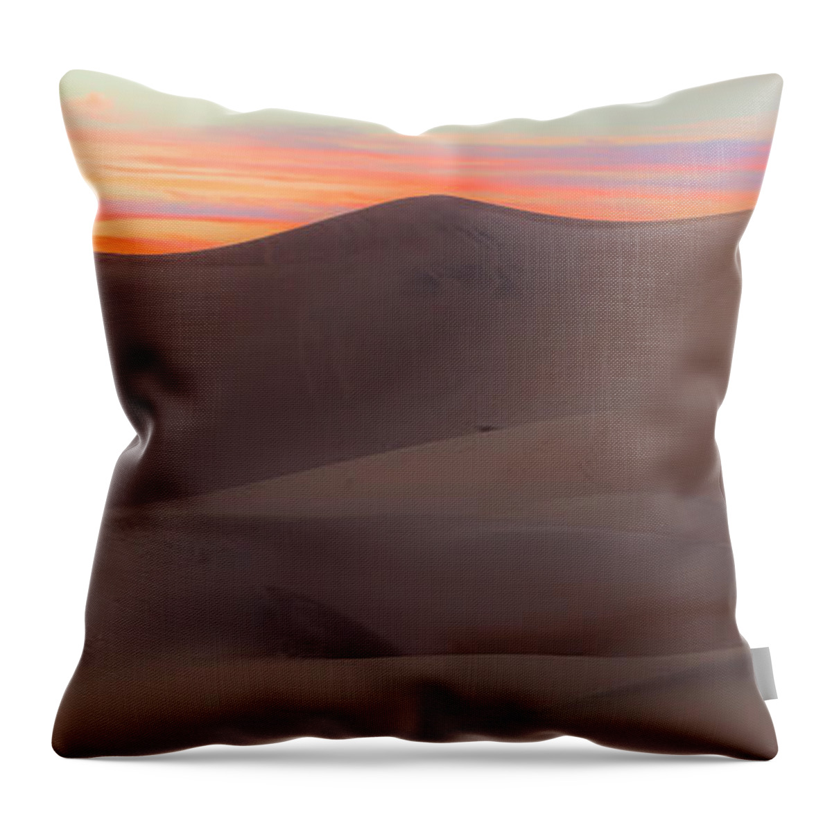 Death Valley Throw Pillow featuring the photograph Desert Colors by Jonathan Nguyen