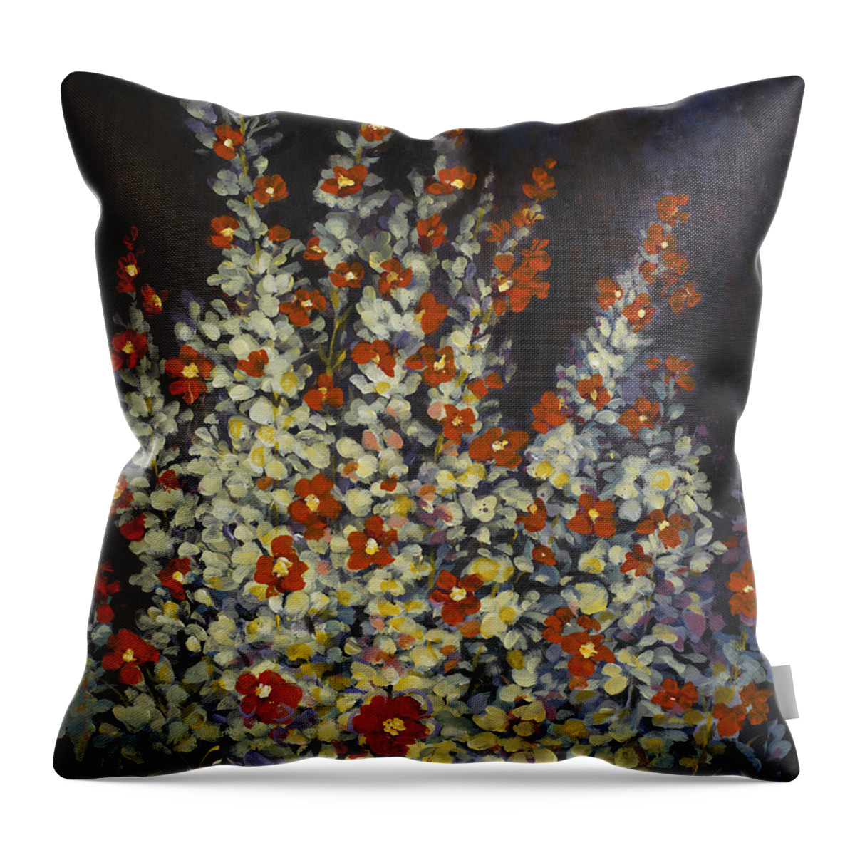 Sage Throw Pillow featuring the painting Desert Sage by Caroline Patrick