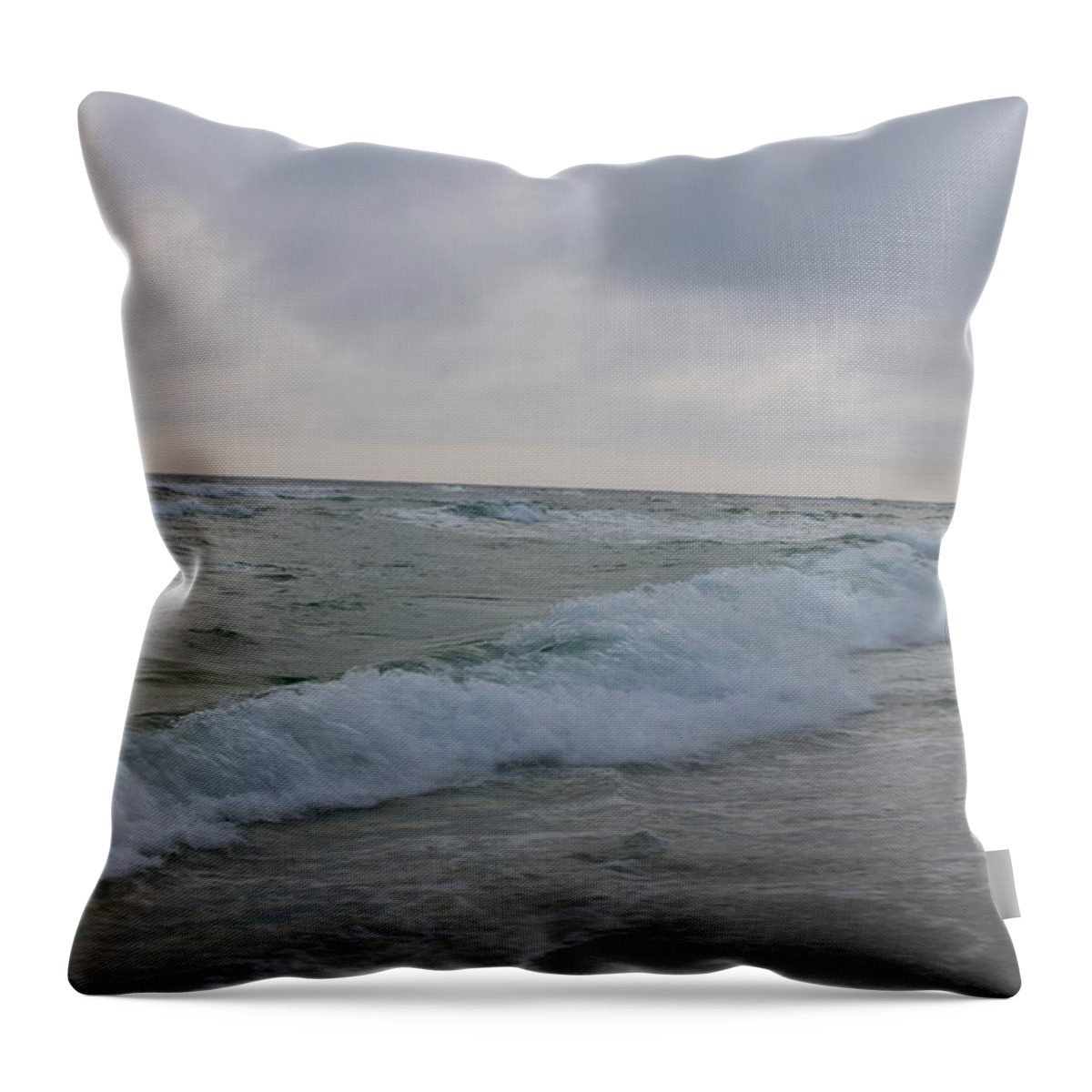 Destin Beach Throw Pillow featuring the photograph Destin Beach VII by Beth Parrish