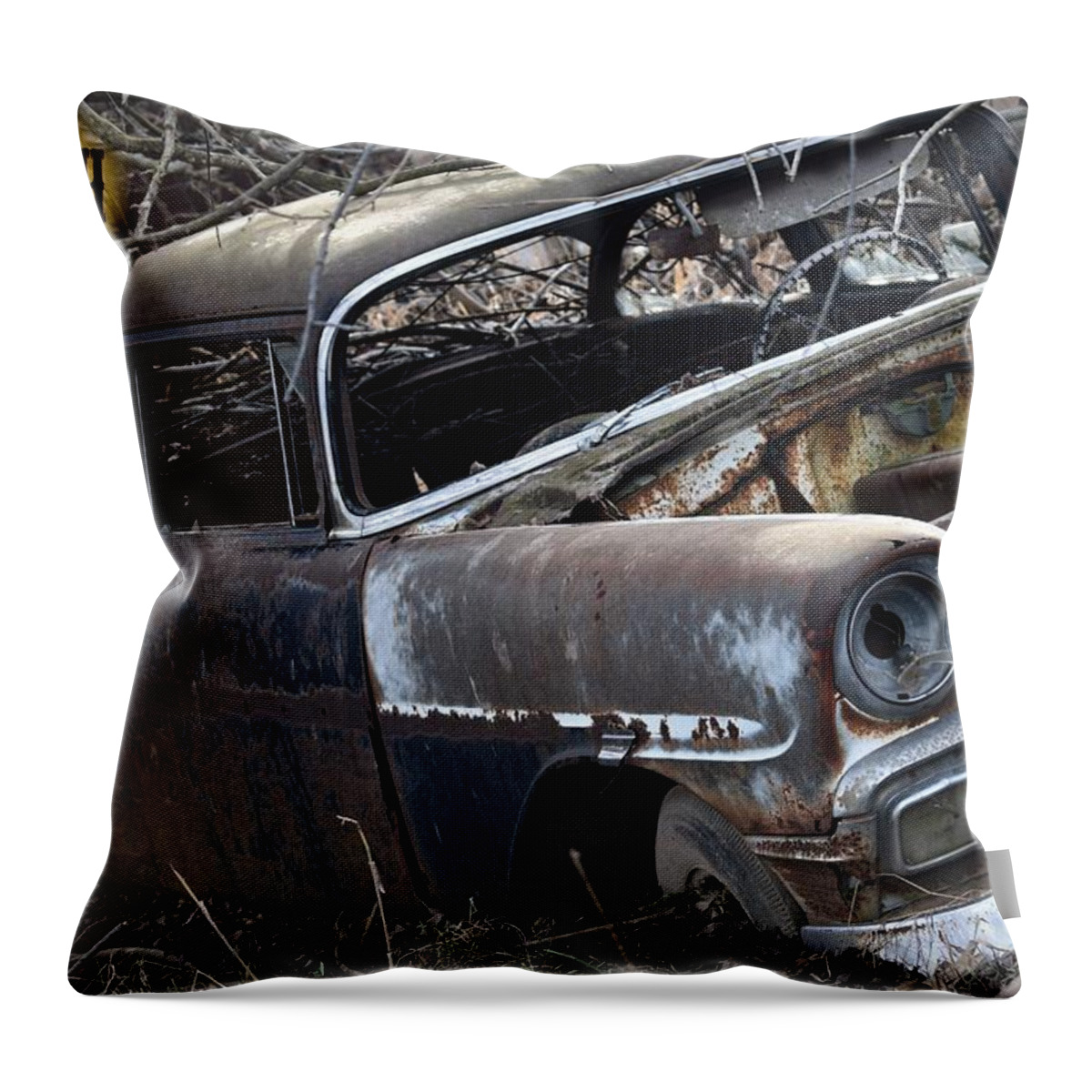Car Throw Pillow featuring the photograph Diamond in the Rough by Kurt Keller