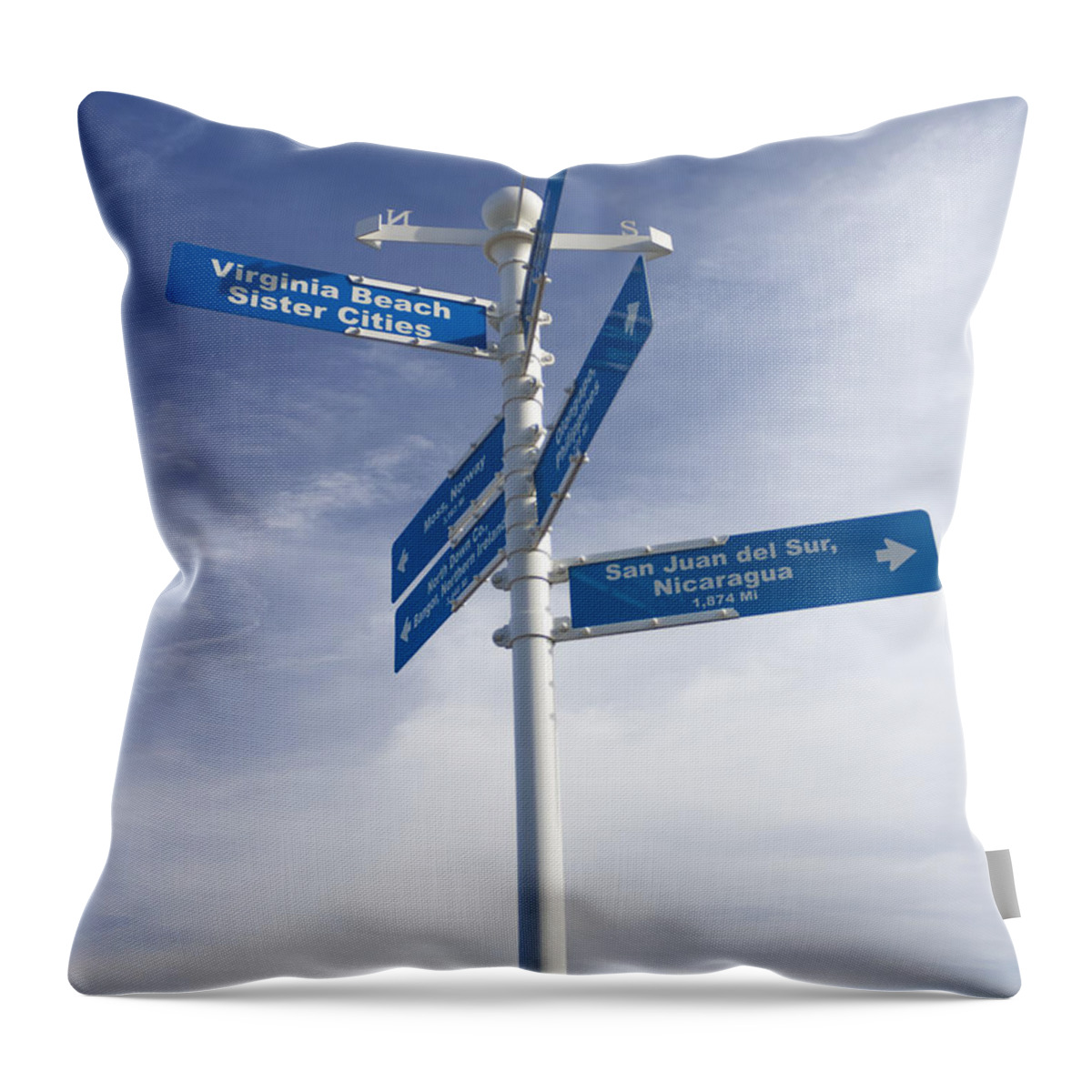 Arrow Throw Pillow featuring the photograph Directions by Travis Rogers