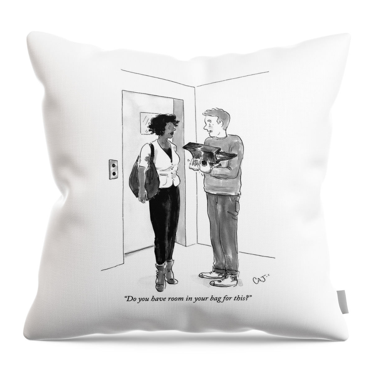 Do You Have Room In Your Bag For This Throw Pillow