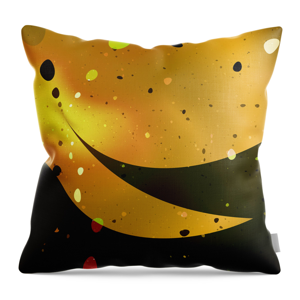 Vic Eberly Throw Pillow featuring the digital art Don't Worry by Vic Eberly