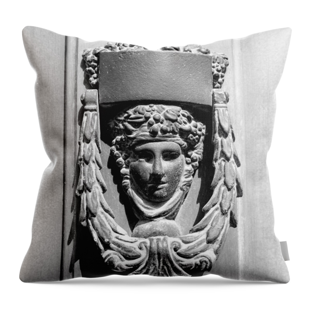 Ancient Throw Pillow featuring the photograph Door Knobs of the world 35 by Sotiris Filippou