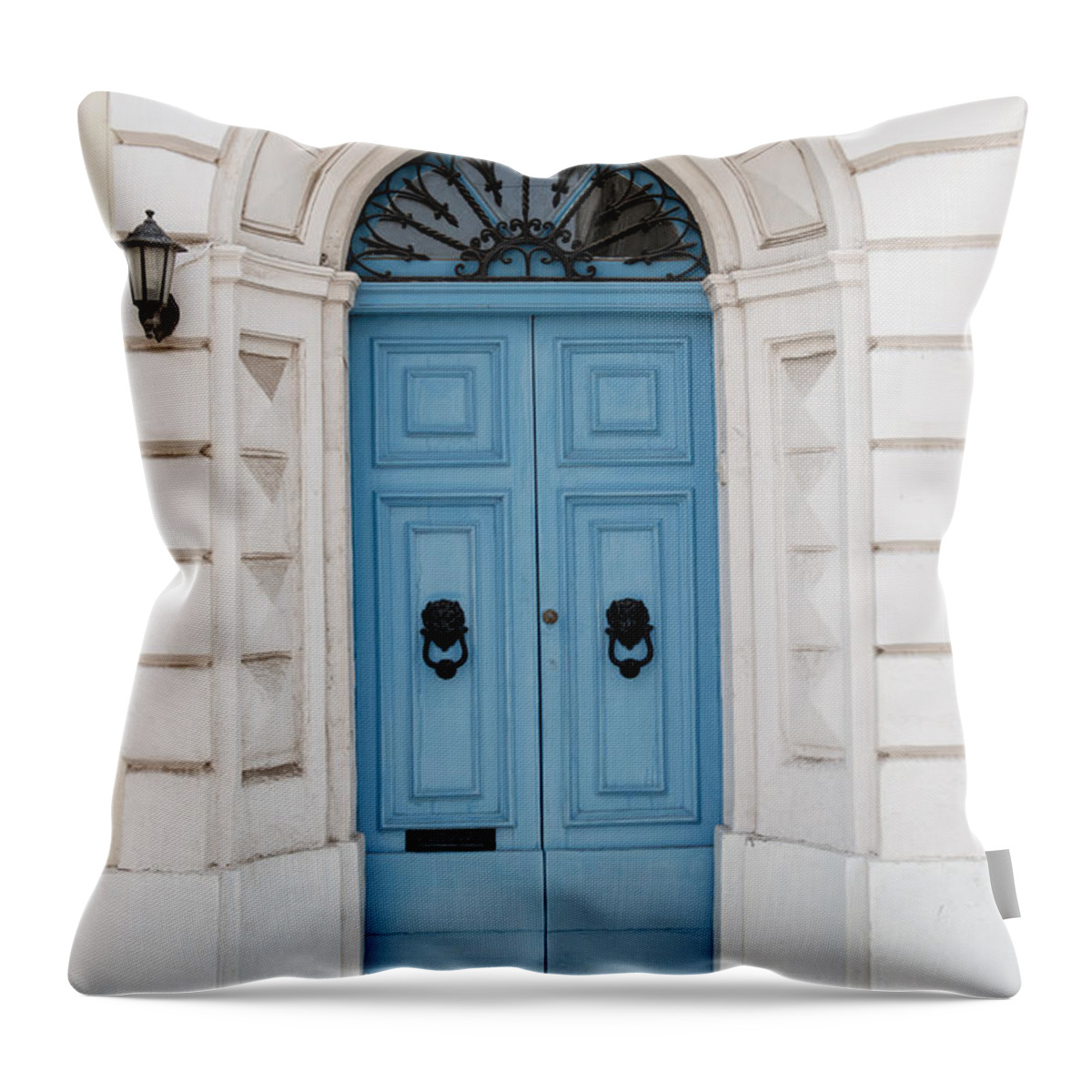 Ancient Throw Pillow featuring the photograph Doors of the world 68 by Sotiris Filippou