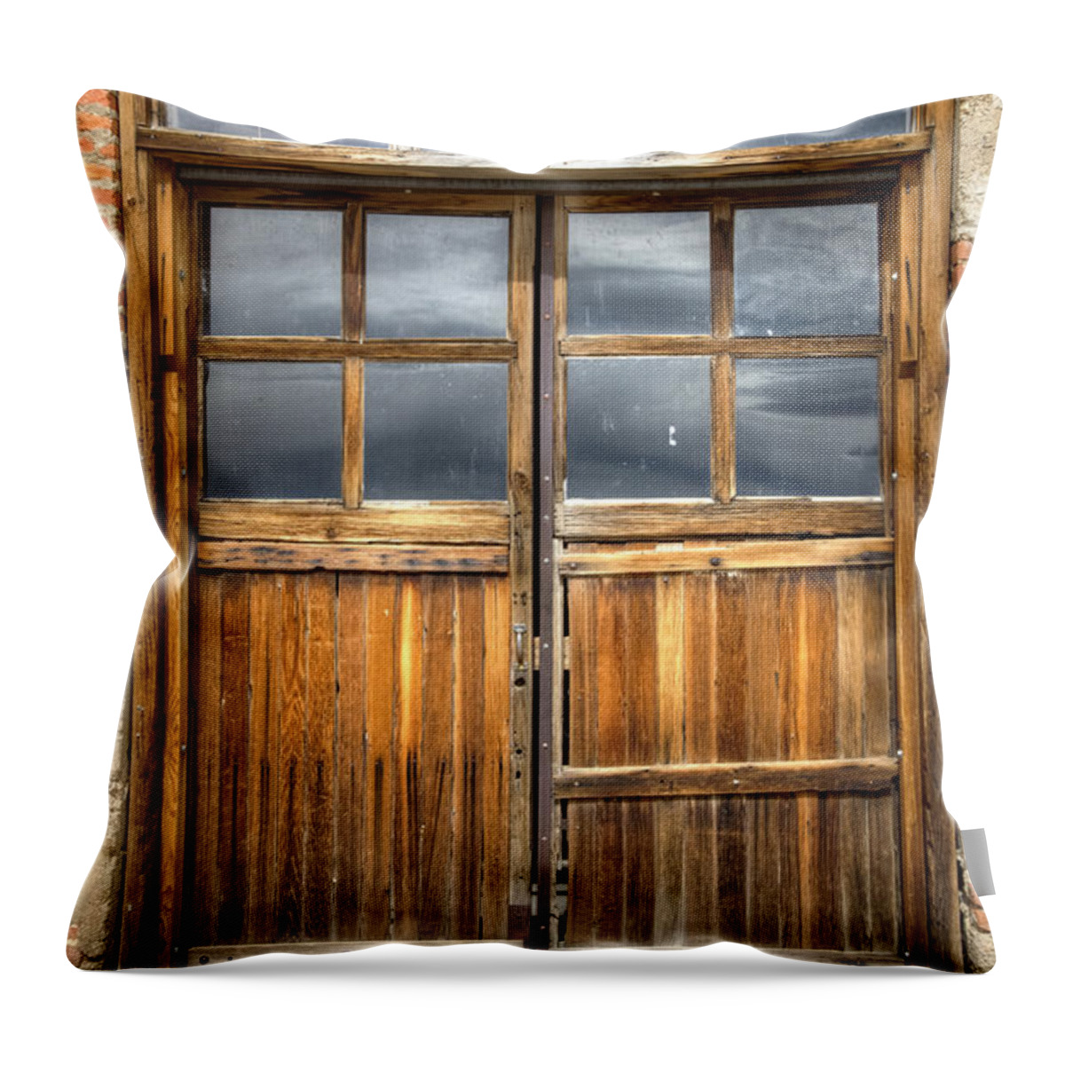 Door Throw Pillow featuring the photograph Doorway to Knowledge by Lynn Bauer