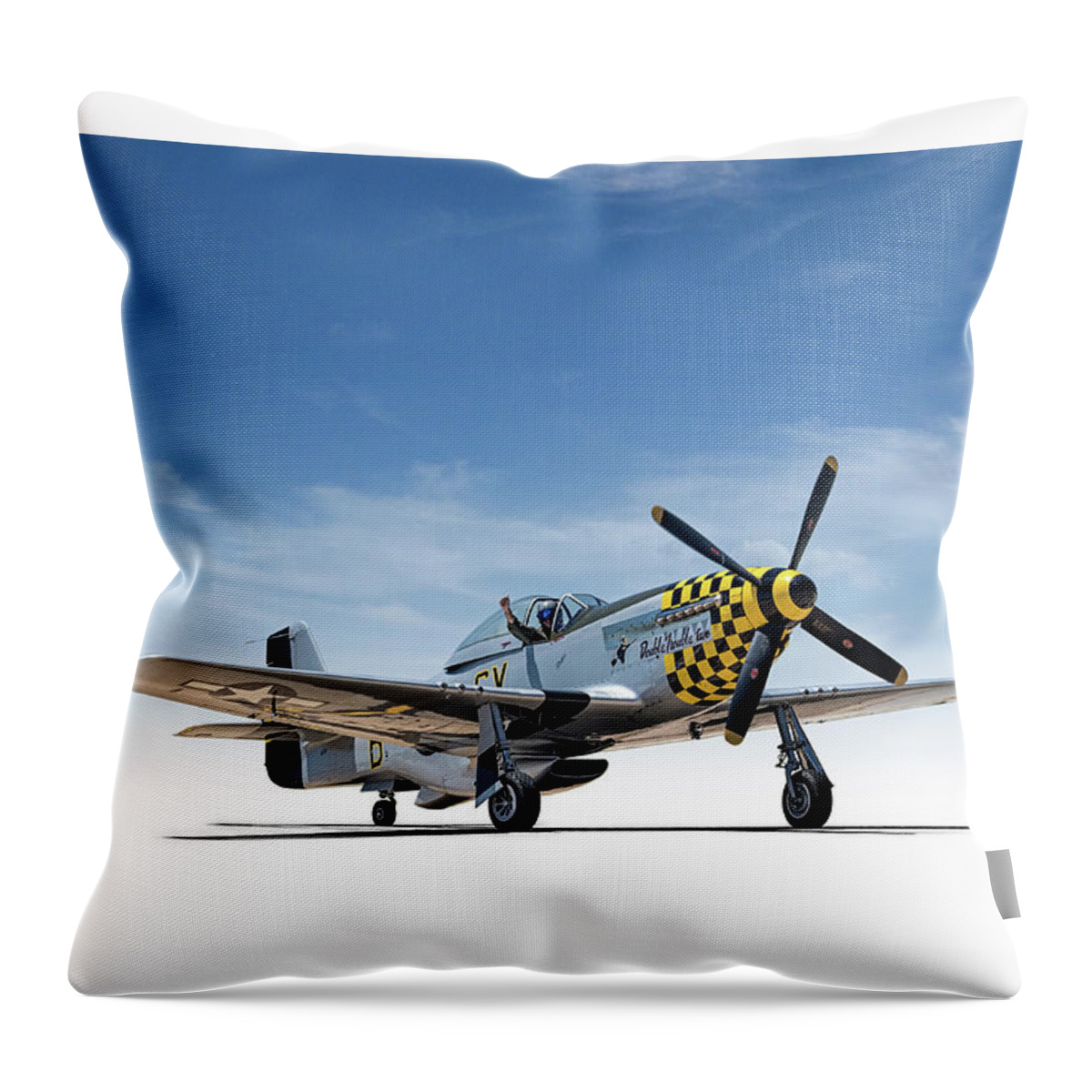 Vintage Throw Pillow featuring the digital art Double Trouble II by Douglas Pittman