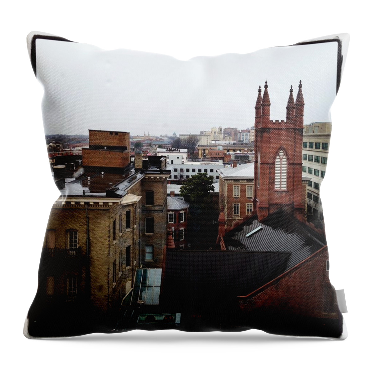 Richmond Throw Pillow featuring the photograph Downtown Richmond by Will Felix