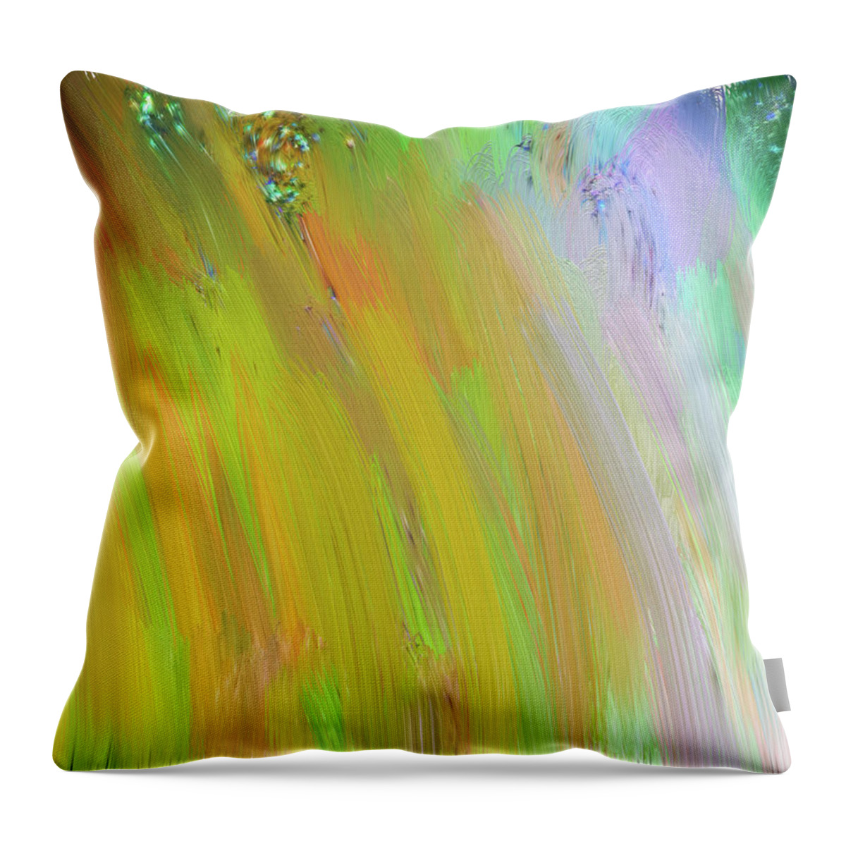 Pastels Throw Pillow featuring the digital art Dream Galaxy by Karen Nicholson