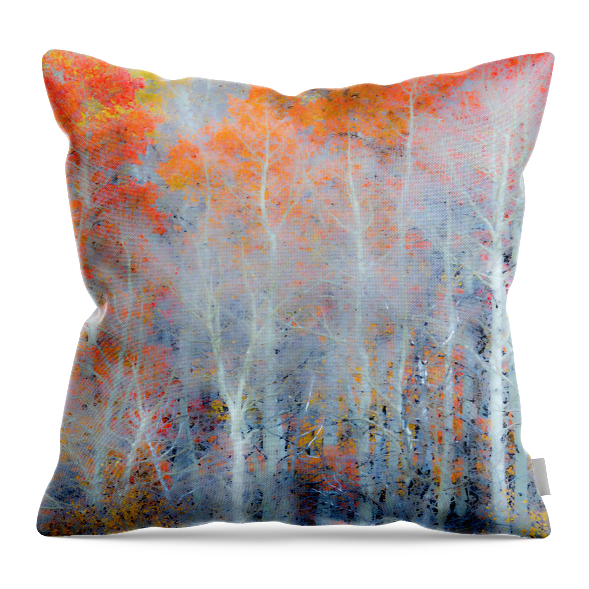 Autumn Throw Pillow featuring the photograph Dreaming of Trees by Eggers Photography